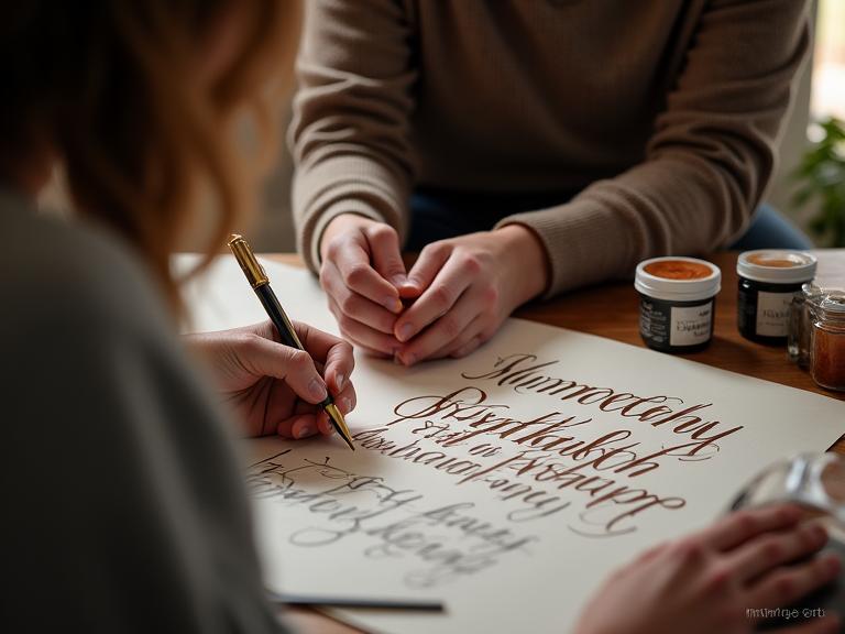Privatunterricht Kalligrafie Coaching in Wien