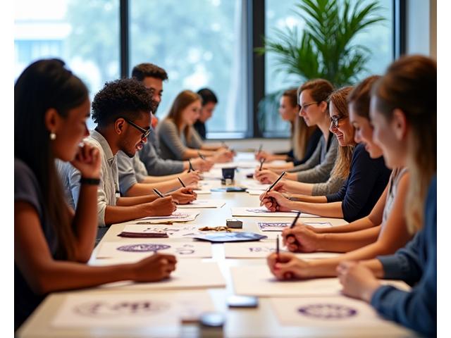 Corporate Teambuilding Workshop Kalligrafie